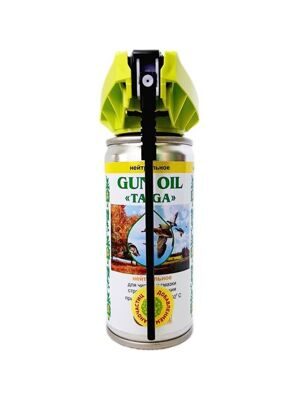 Taiga gun oil, 140 ml, with added nanoparticles (with transformer spray)